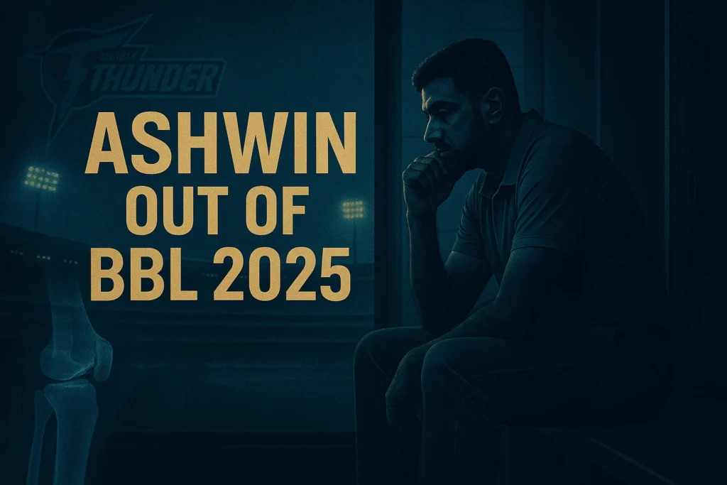 R Ashwin to miss BBL