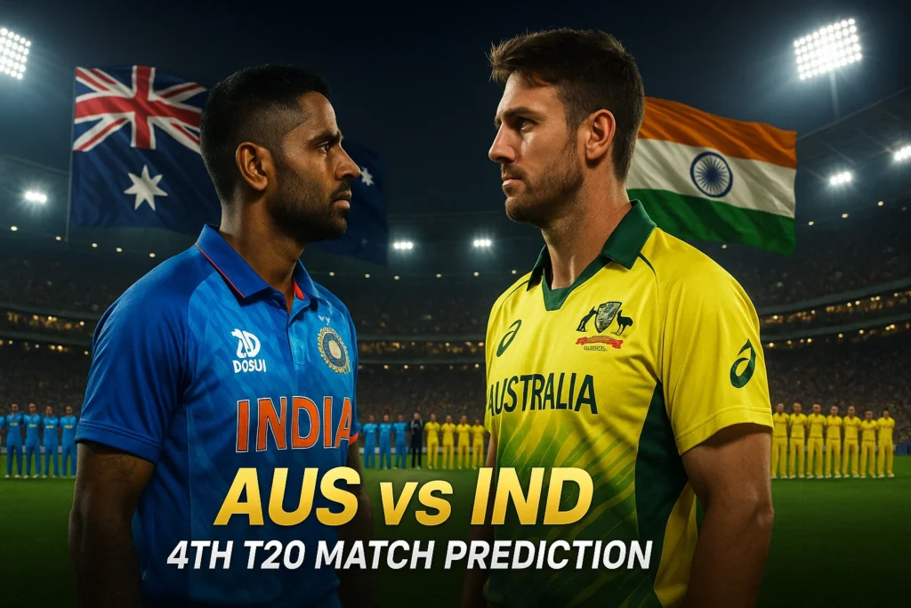 AUS vs IND 4th T20 Match Prediction