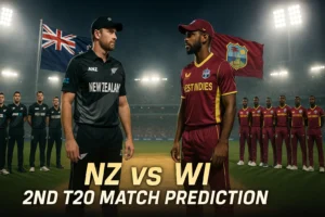 Read more about the article New zealand vs West Indies 2nd T20 Match Prediction | Who will win the today’s match between NZ vs WI?