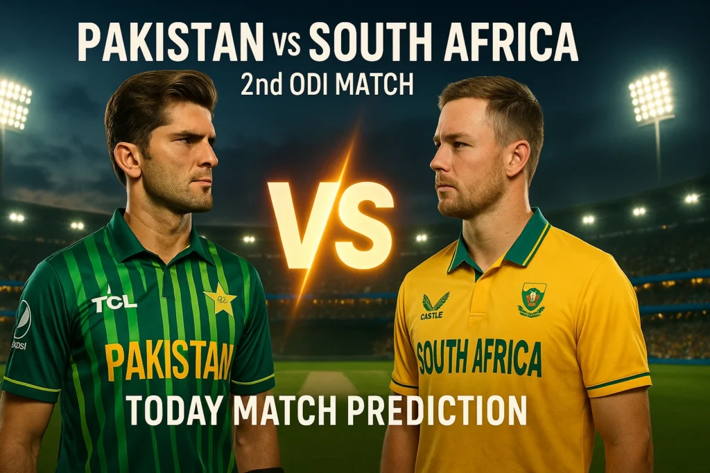 PAK vs SA 2nd ODI Match Prediction