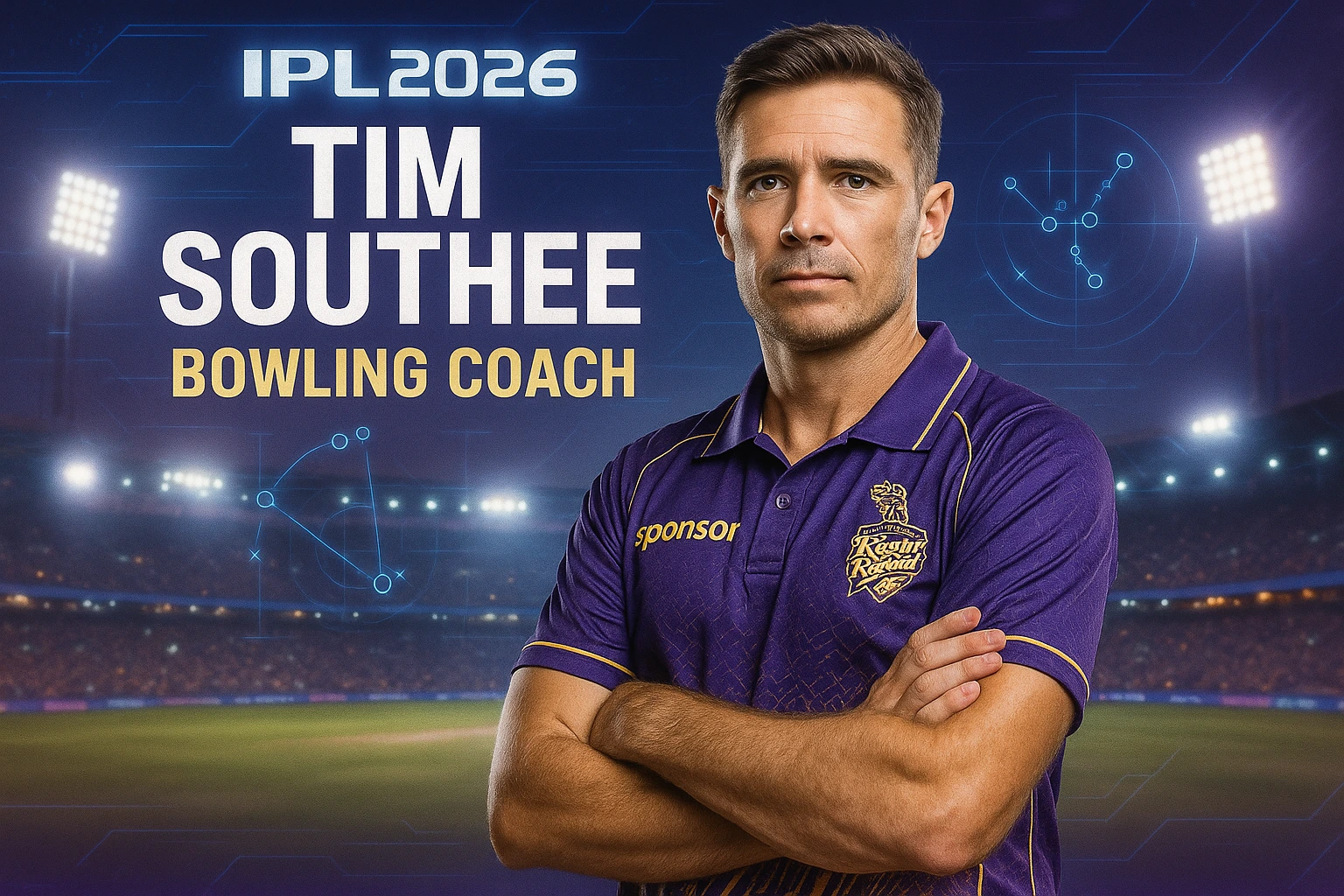 Tim Southee KKR Bowling Coach