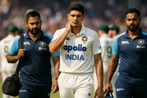 Shubman Gill Retired Hurt on Day 2