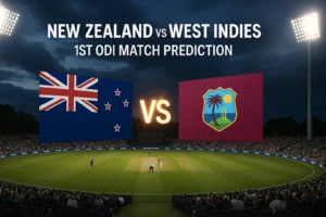 Read more about the article New Zealand vs West Indies 1st Odi Match Prediction | Who will win today’s match between NZ vs WI?