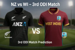 Read more about the article New Zealand (NZ) vs West Indies (WI) 3rd ODI Match Prediction | Will Windies mark their First Win?