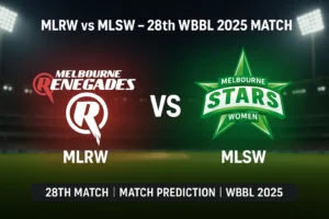 Read more about the article Melbourne Renegades Women vs Melbourne Stars Women 28th Match Prediction | Who will win today’s WBBL Match?