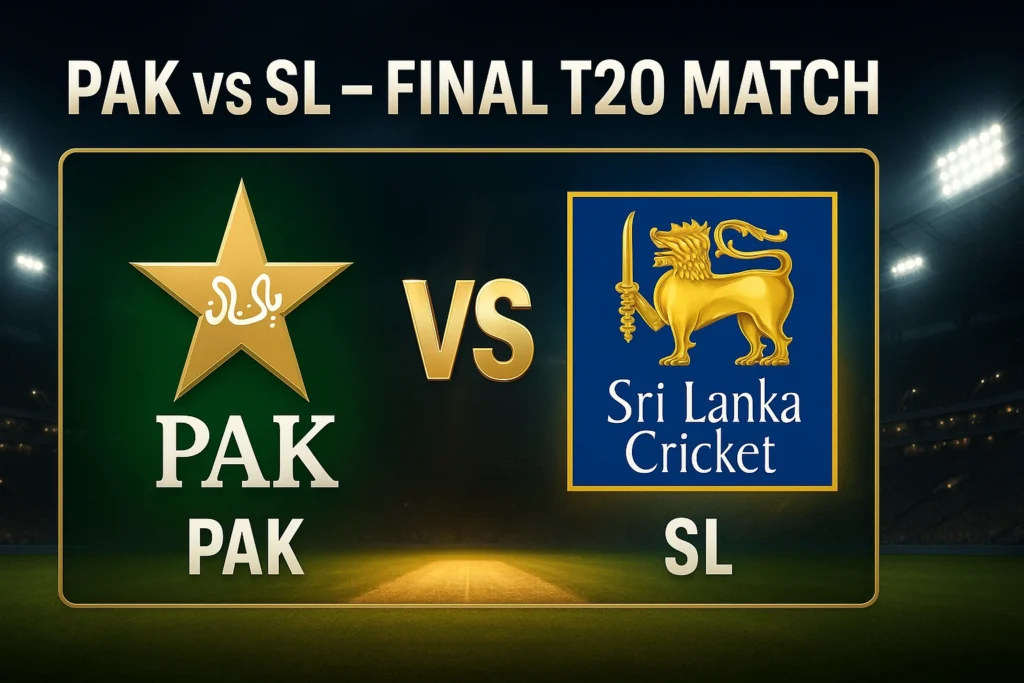 PAK vs SL Final T20 Match Prediction