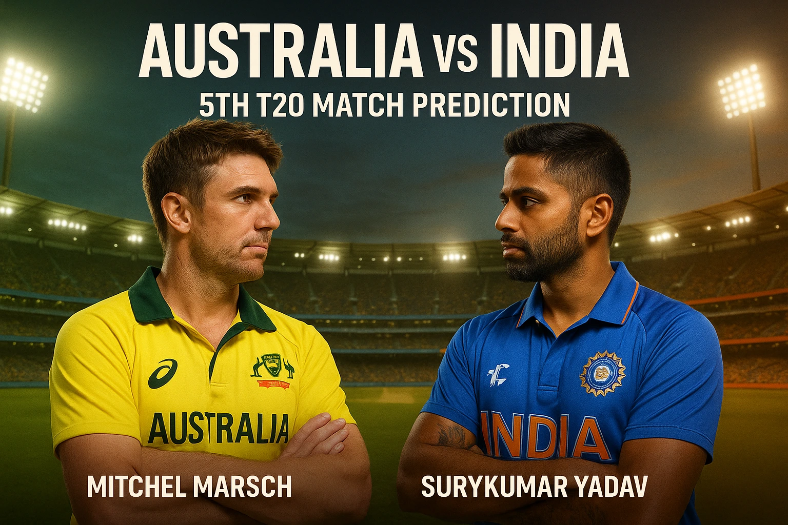 Aus vs Ind 5th match Prediction