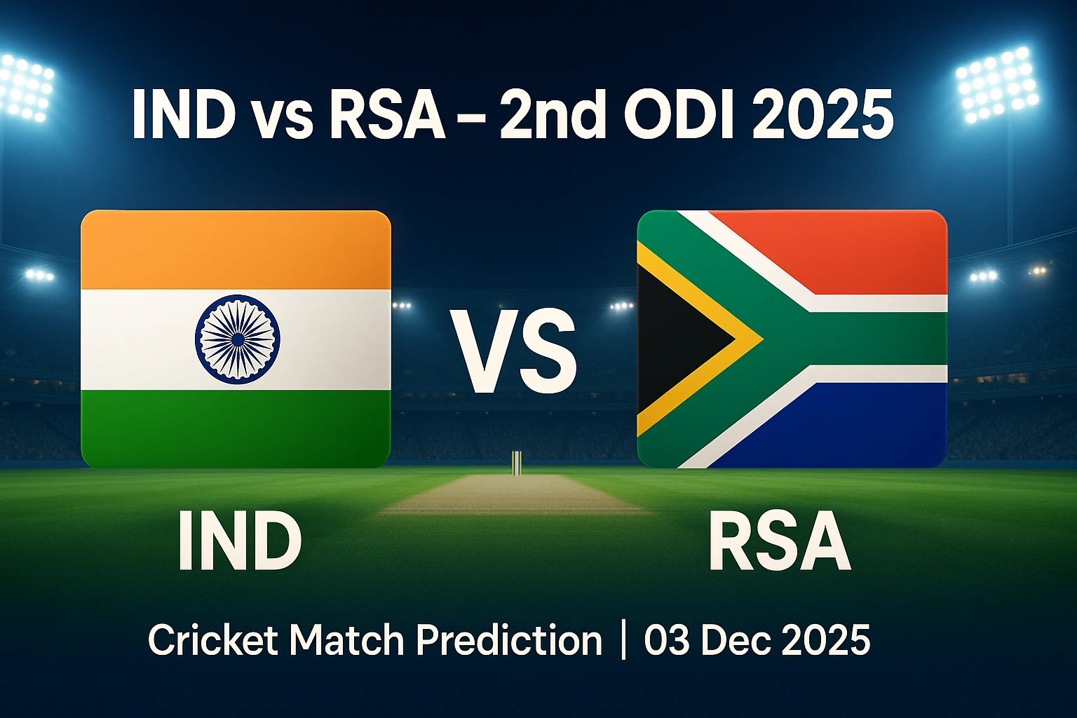 IND vs RSA 2nd ODI Match Prediction