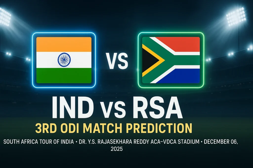 IND vs SA 3rd ODI Match Prediction
