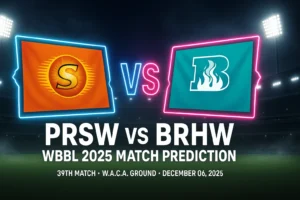 Read more about the article Perth Scorchers Women vs Brisbane Heat Women 39th Match Prediction | Who will win today’s WBBL Match?