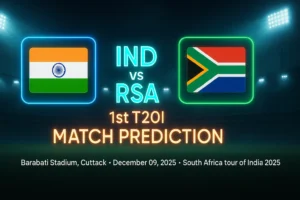 IND vs RSA 1st T20 Match Prediction