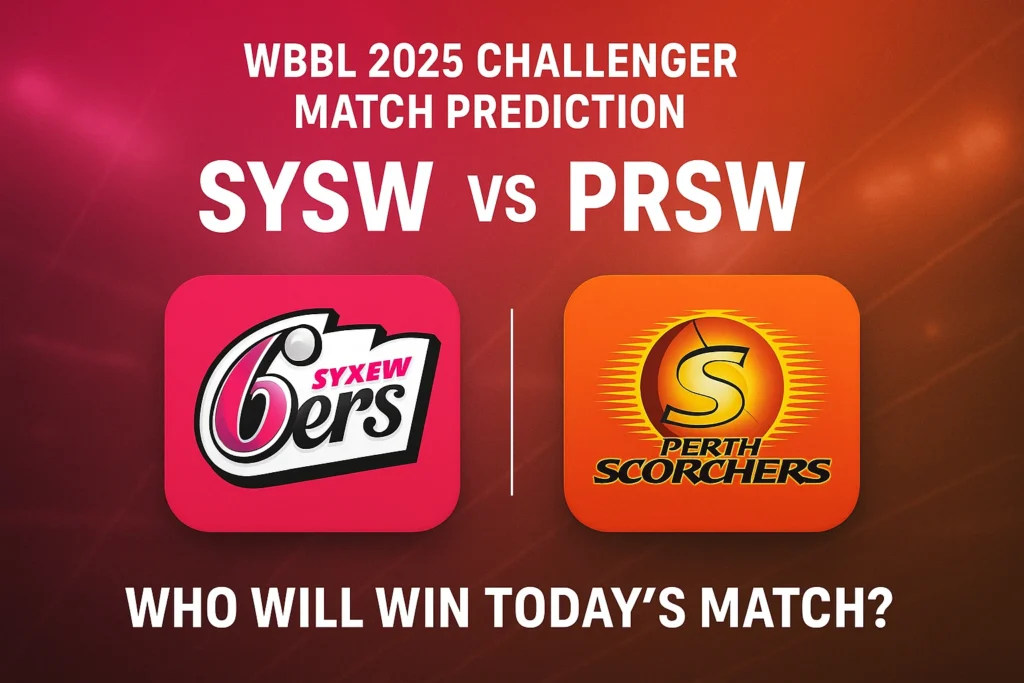 SYSW vs PRSW Challenger Match Prediction