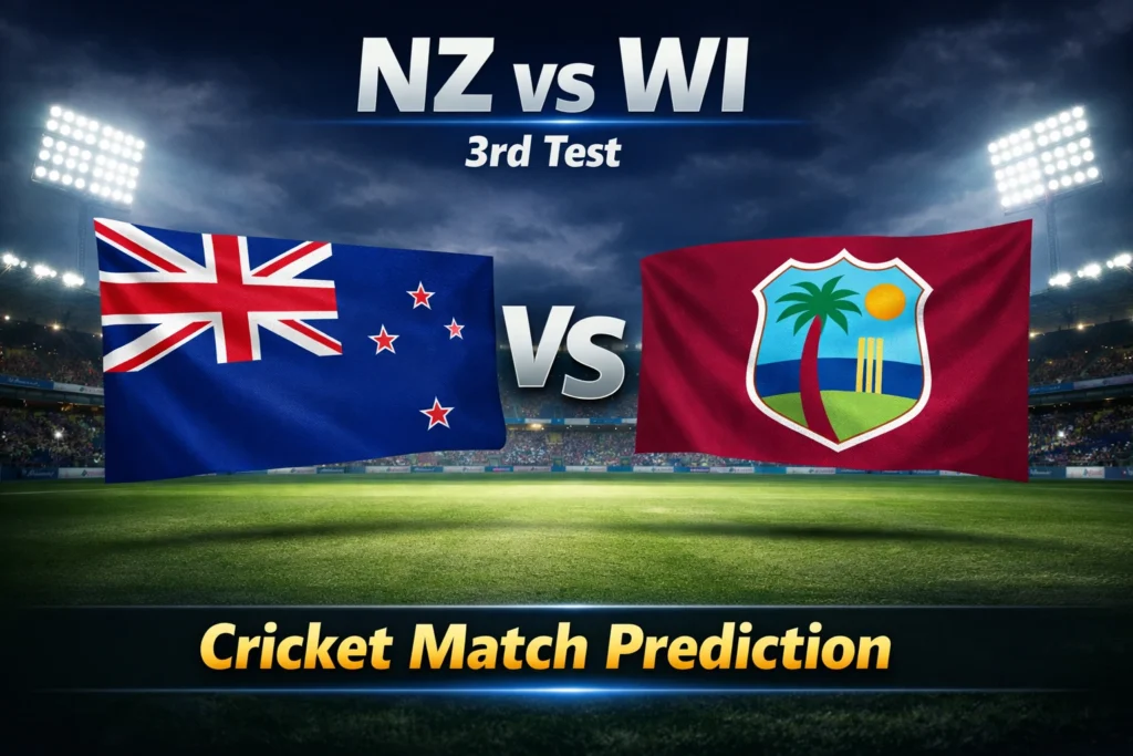 NZ vs WI 3rd Test Prediction