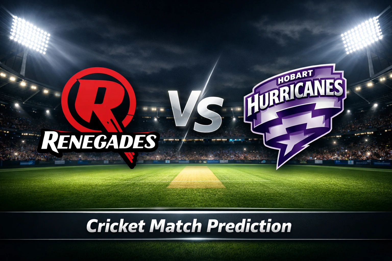 Read more about the article Melbourne Renegades vs Hobart Hurricanes BBL 8th Match Prediction and Betting tips | Who will win today’s match?