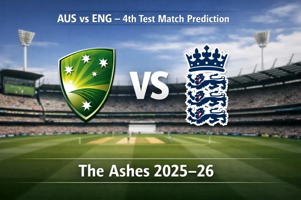 AUS vs ENG 4th test match prediction