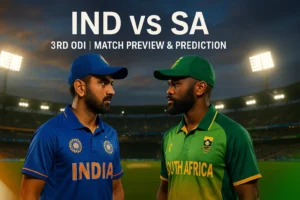 Read more about the article India vs South Africa 3rd ODI – Preview & Match Prediction | 2025