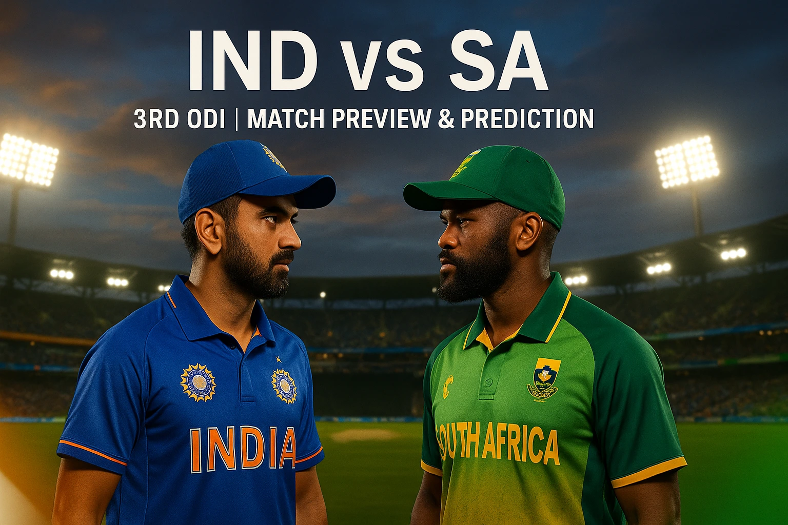 Read more about the article India vs South Africa 3rd ODI – Preview & Match Prediction | 2025