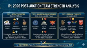 Read more about the article IPL Match Prediction 2026: How Team Strength Looks After the Auction
