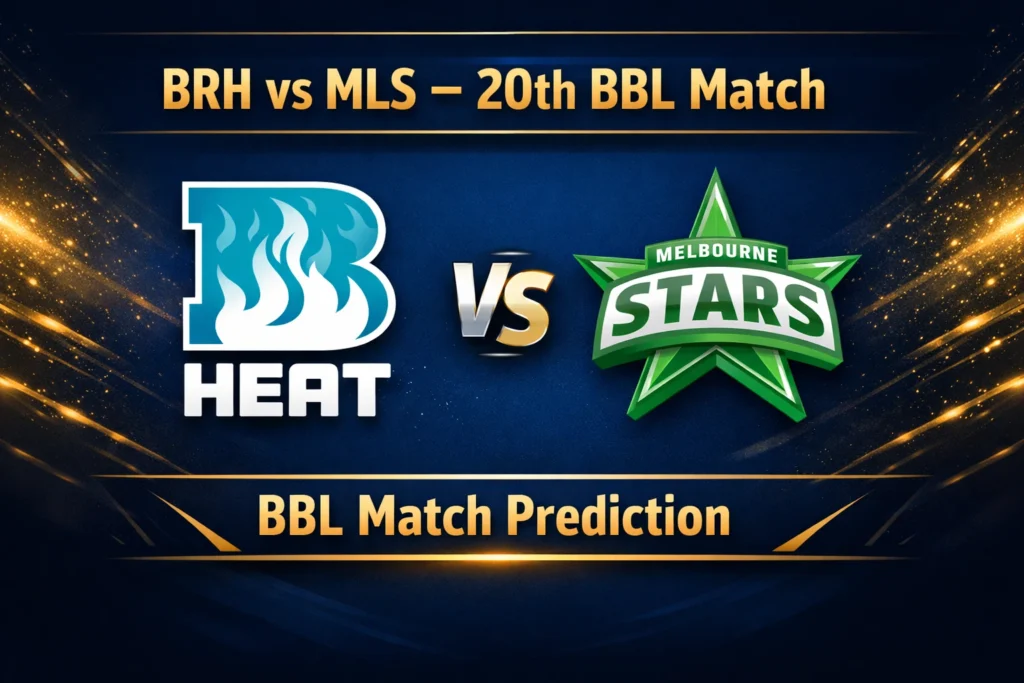 BRH vs MLS BBL 20th match prediction