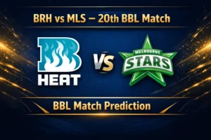 Read more about the article Brisbane Heat vs Melbourne Stars BBL 20th Match Prediction, Betting Tips and Who will win today’s BBL Match?