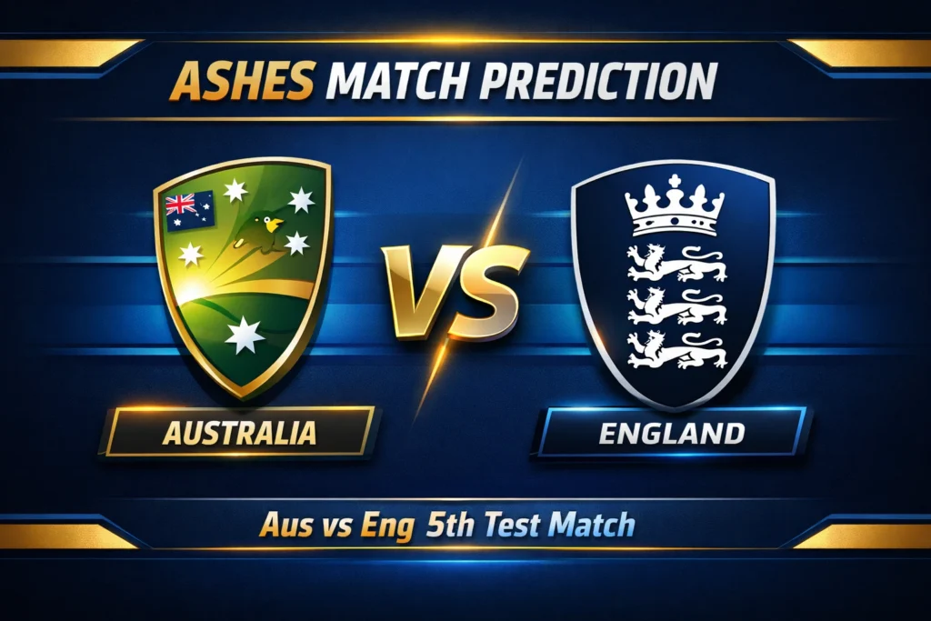 AUS vs ENG 5th test Match prediction