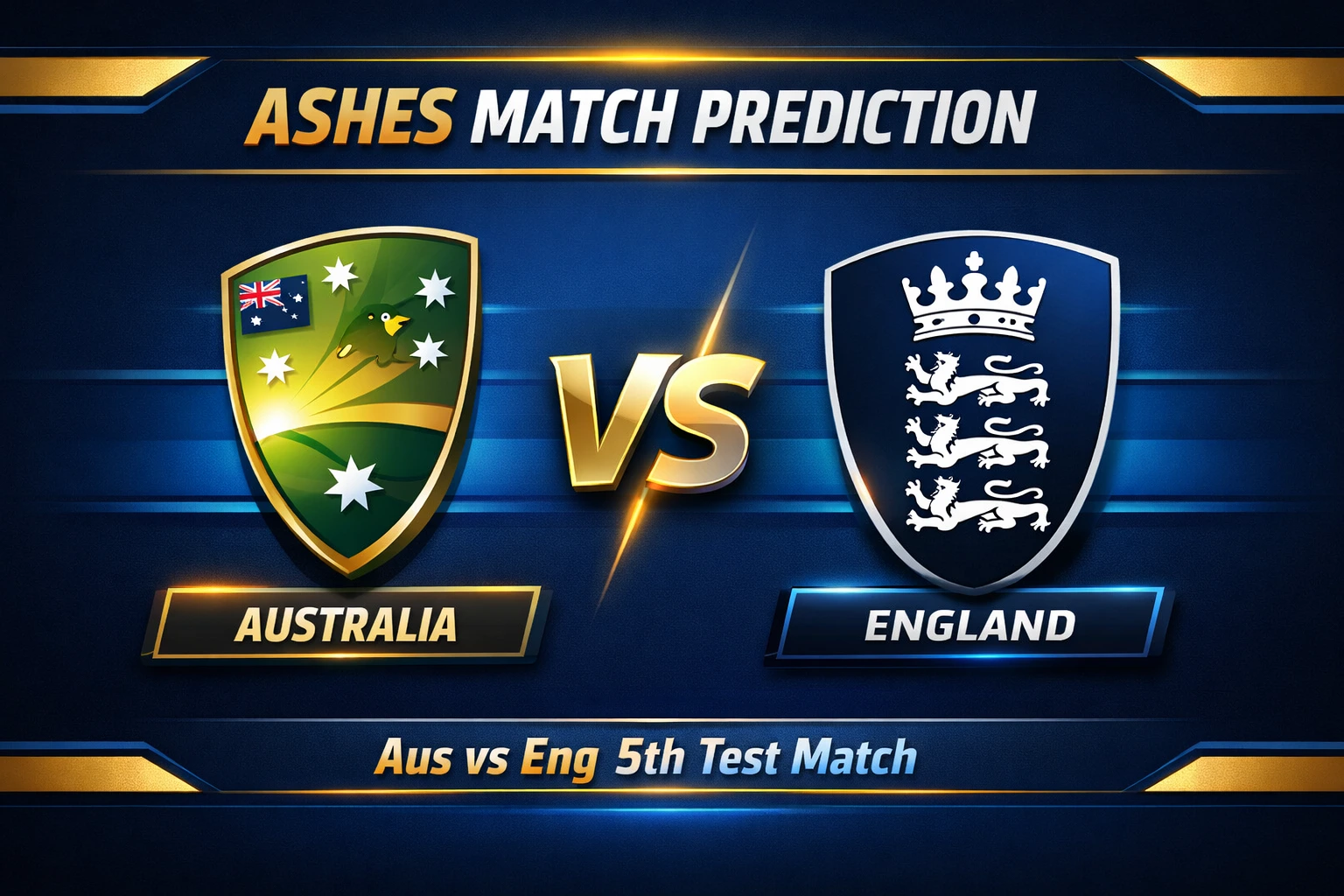 AUS vs ENG 5th test Match prediction