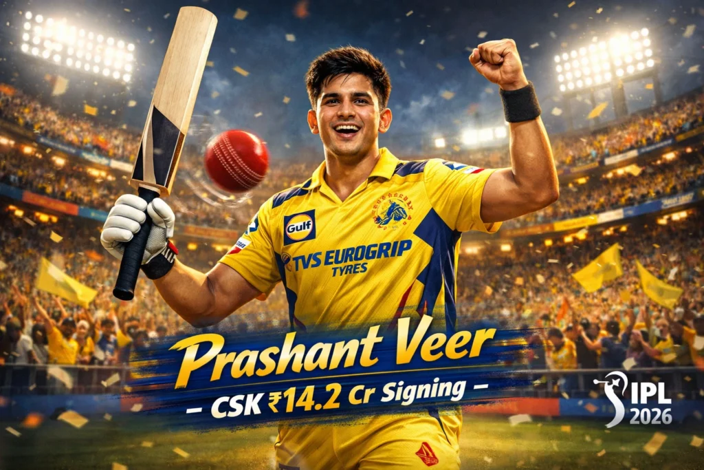 Prashant Veer IPL 2026 CSK Signing