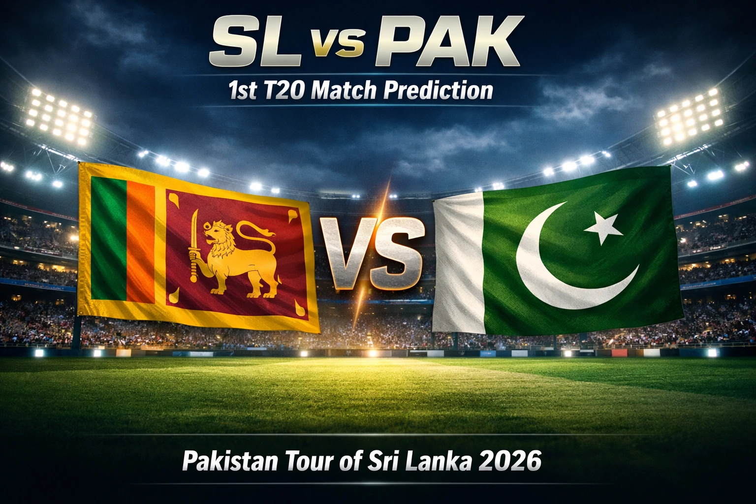 SL vs PAK 1st T20 match prediction
