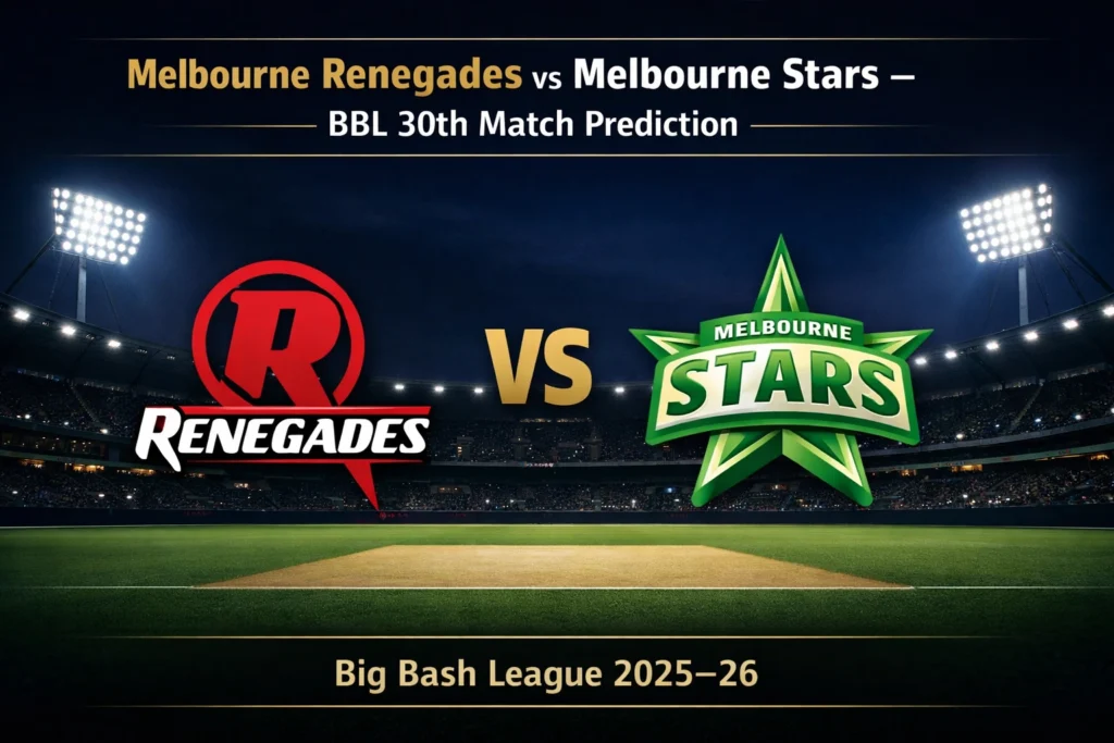 MLR vs MLS BBL 30th match prediction
