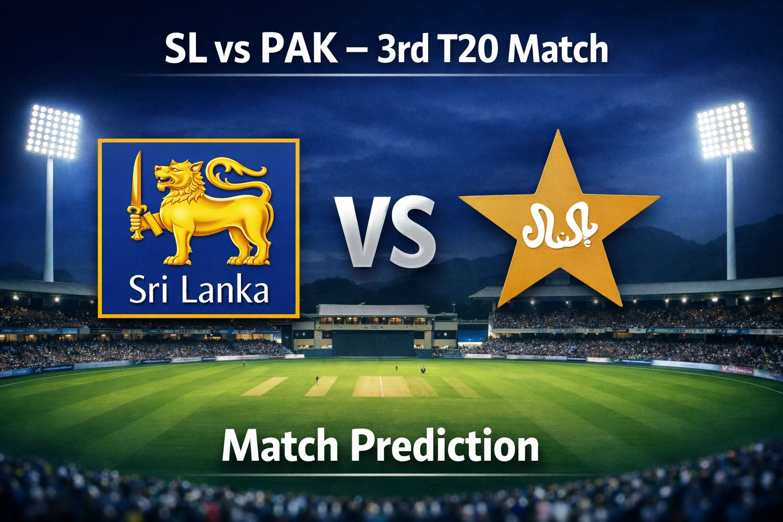 Read more about the article Sri Lanka vs Pakistan 3rd T20 Match Prediction, Preview, Betting Tips and Who will win today’s match?