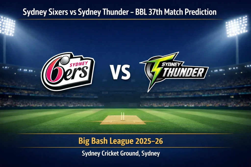SYS vs SYT BBL 37th match prediction