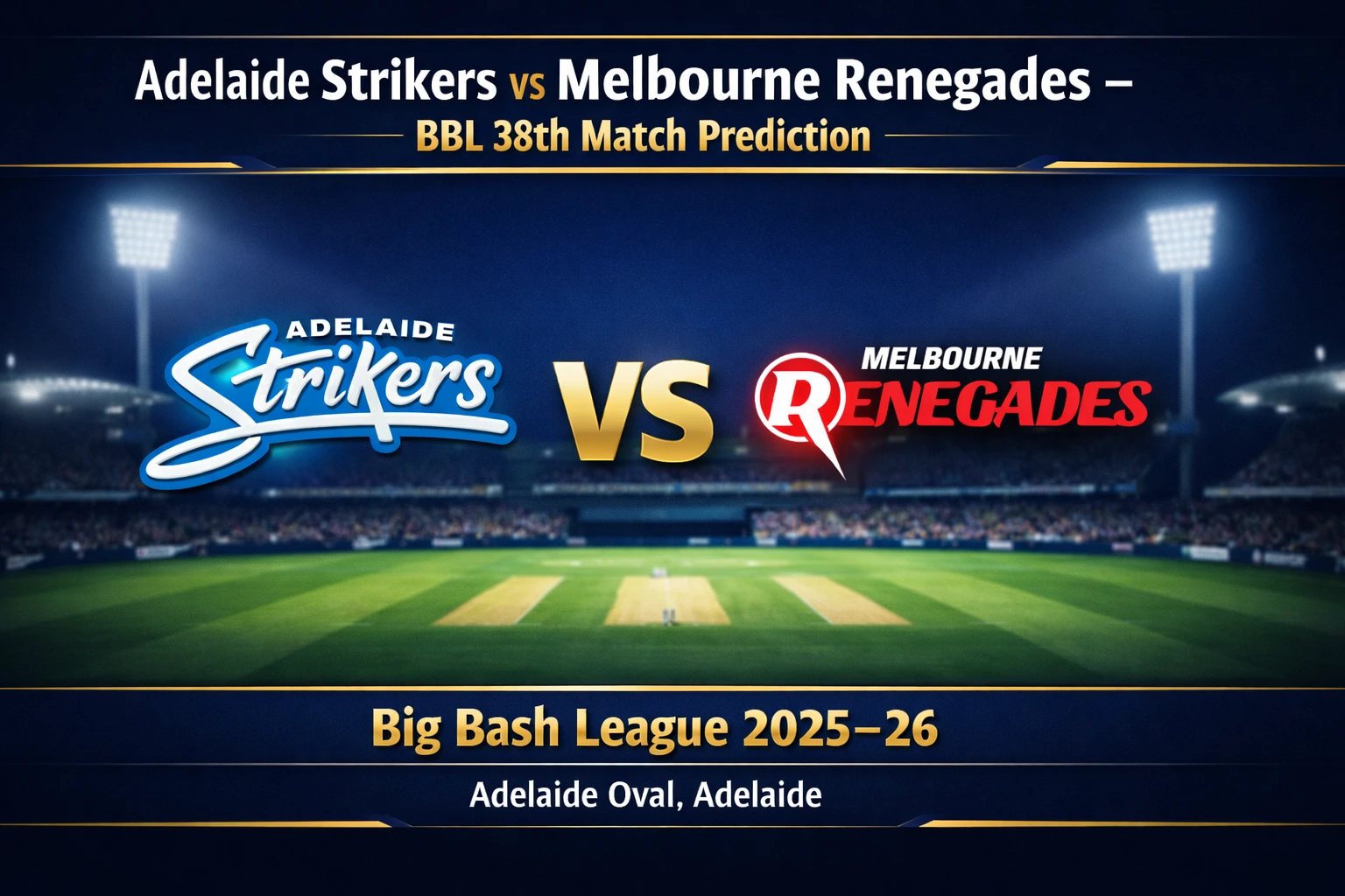 ADS vs MLR BBL 38th match prediction
