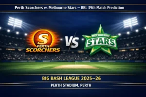 Read more about the article Perth Scorchers vs Melbourne Stars BBL 39th Match Prediction, Preview, Betting Tips and Who will win today’s match?