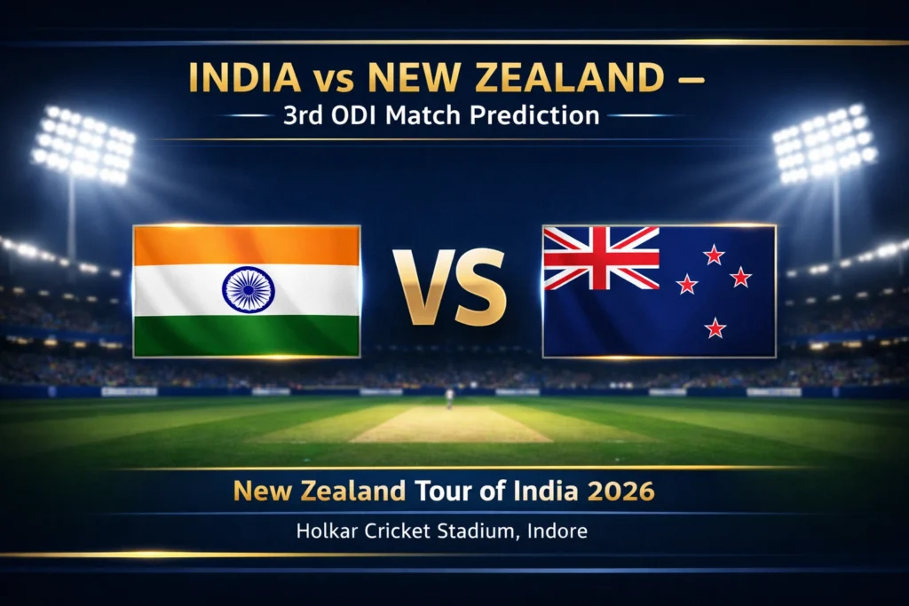 IND vs NZ 3rd ODI match prediction