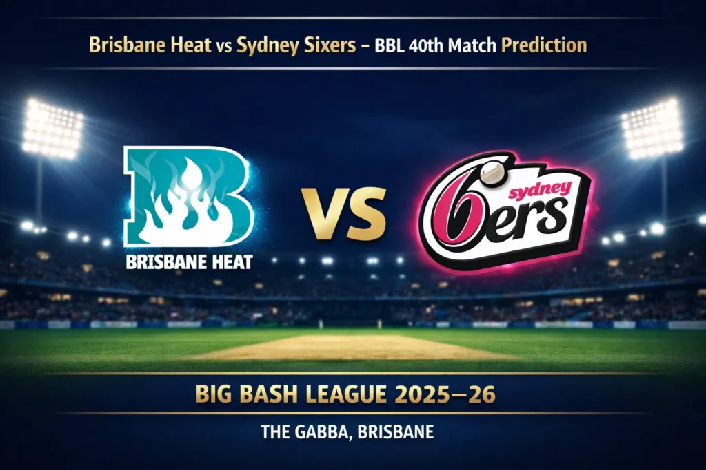 BRH vs SYS BBL 40th match prediction