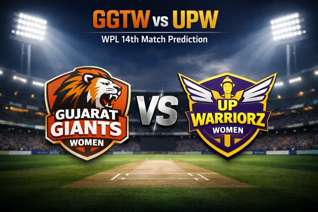 GGTW vs UPW WPL 14th Match Prediction