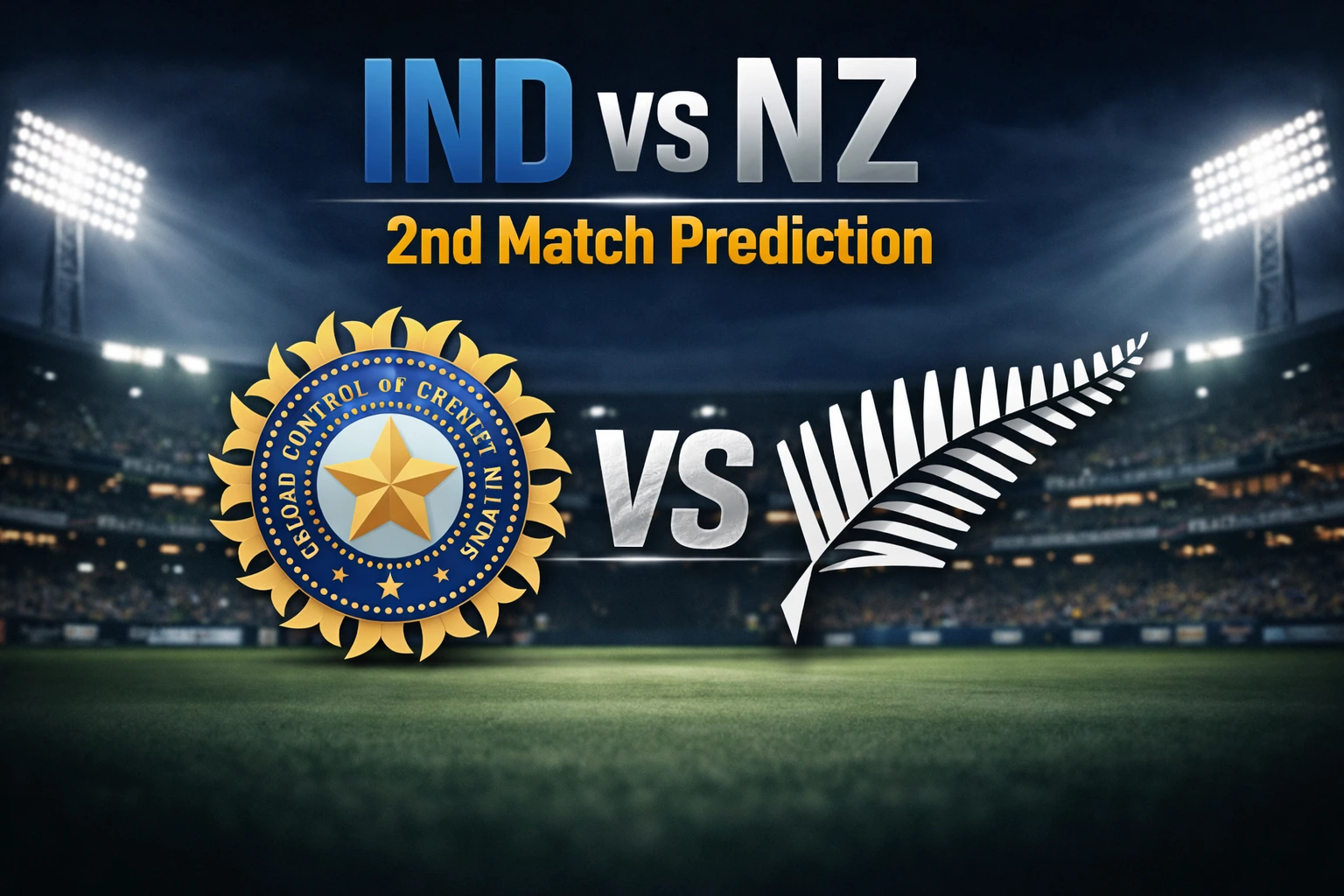 IND vs NZ 2nd T20 match prediction