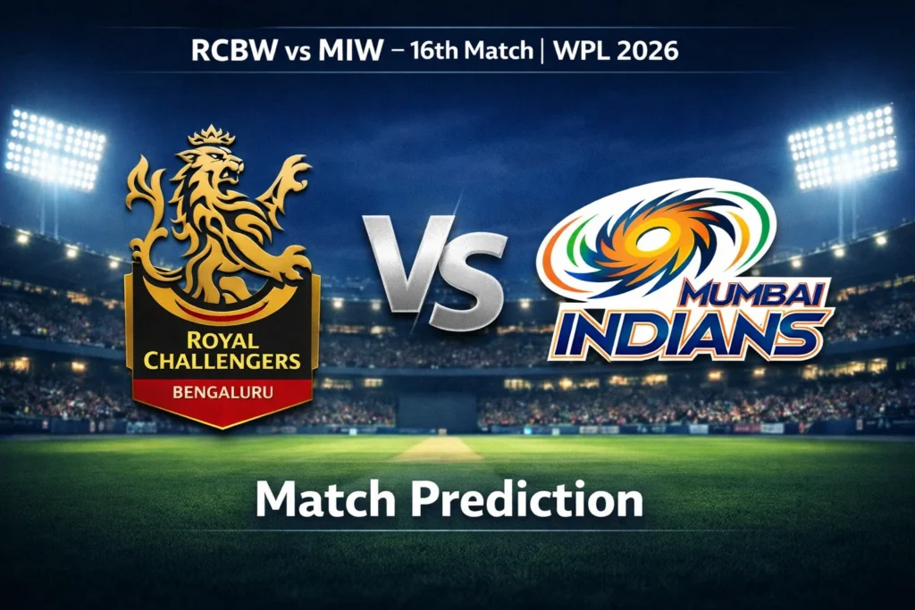 RCBW vs MIW WPL 16th Match Prediction