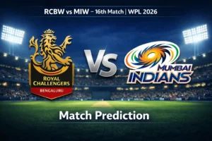 Read more about the article Royal Challengers Bengaluru Women vs Mumbai Indians Women WPL 16th Match Prediction, Betting Tips, and Who will win today’s match?