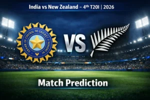 Read more about the article India (IND) vs New Zealand (NZ) 4th T20 Match Prediction, Preview, Betting Tips, and Who will win today’s match?