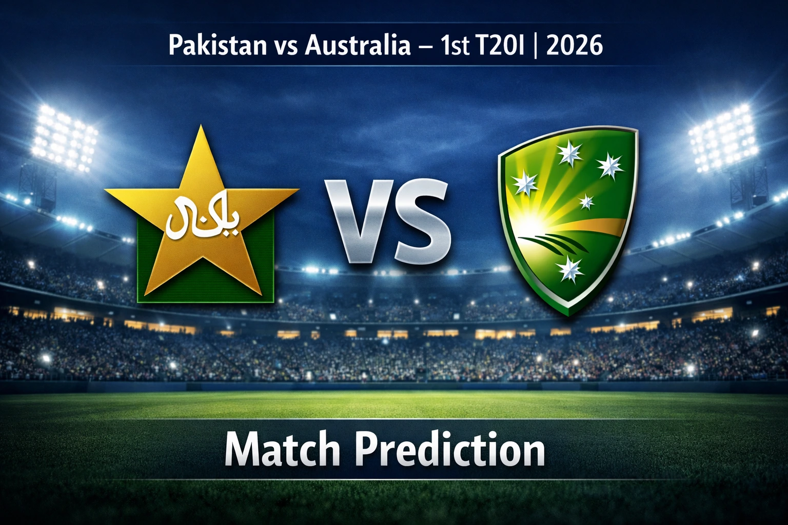 Read more about the article Pakistan vs Australia 1st T20 Match Prediction, Preview, Betting Tips, and Who will win PAK vs AUS?