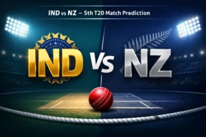 Read more about the article India vs New Zealand 5th T20 Match Prediction, Preview, Betting Tips, and Who will win final match of the series?