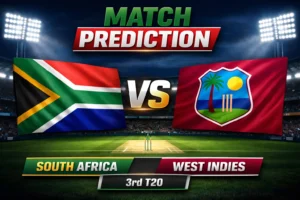 Read more about the article South Africa vs West Indies 3rd T20 Match Prediction, Preview, Betting Tips and Who will win today’s match SA vs WI?