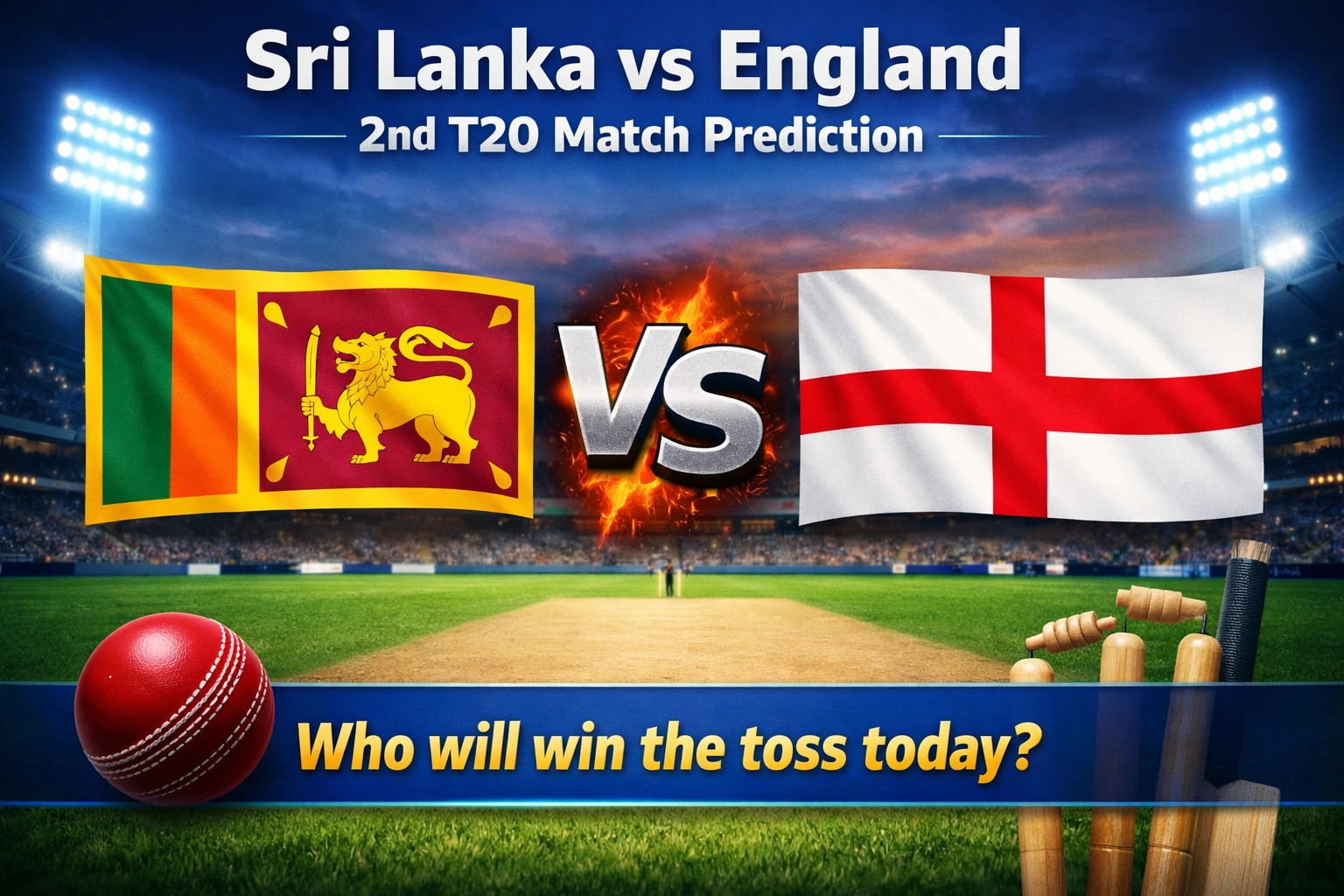 SL vs ENG 2nd T20 Match Prediction