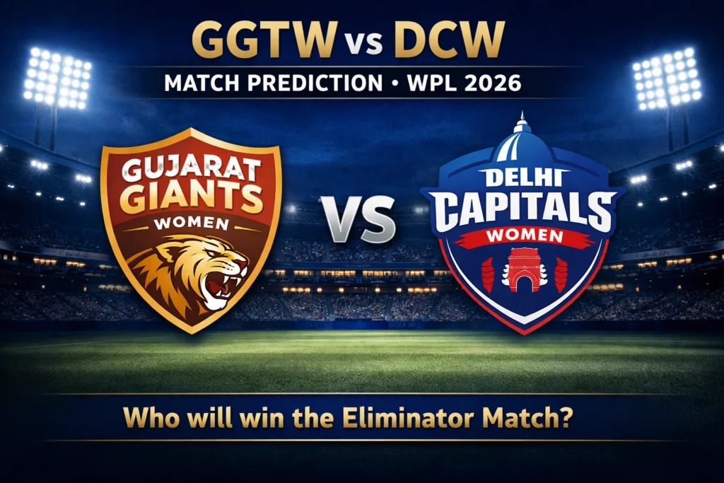 GGTW vs DCW Prediction WPL 2026