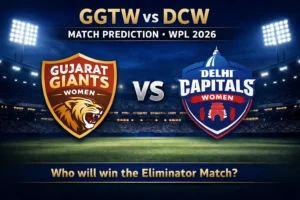 Read more about the article WPL 2026: Gujarat Giants Women vs Delhi Capitals Women Match Prediction, Betting Tips, and Who will win today’s match between GGTW vs DCW Eliminator Match?
