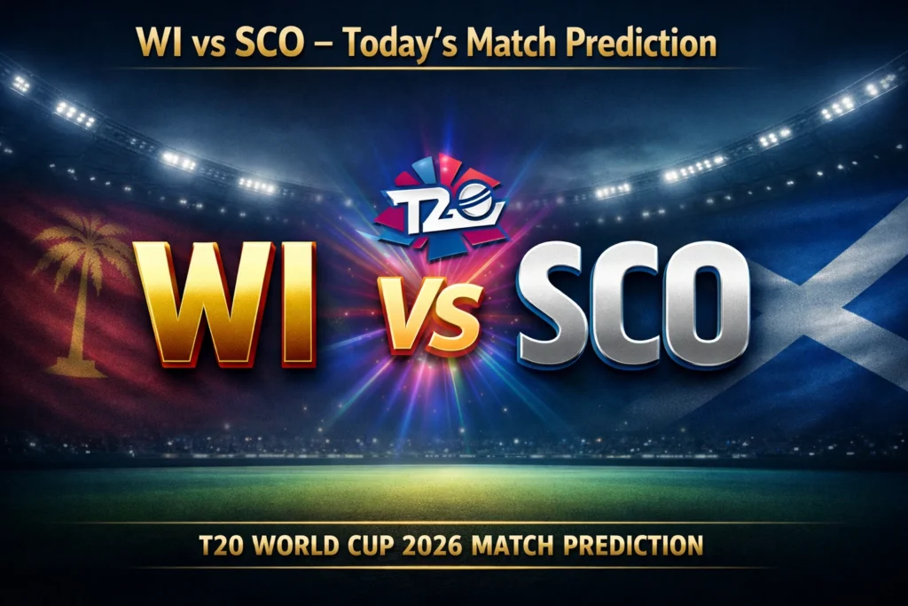 WI vs SCO 2nd Match Prediction