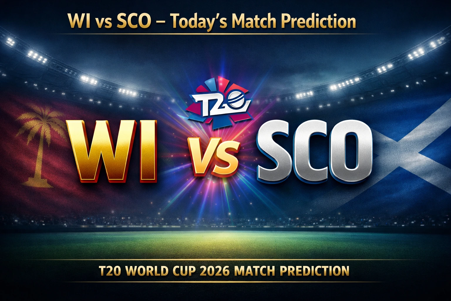 WI vs SCO 2nd Match Prediction