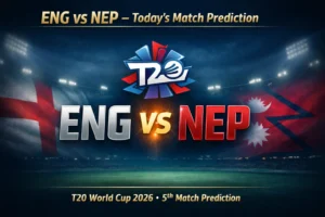 Read more about the article T20 WC 2026: England vs Nepal 5th Match Prediction, Betting Tips and Who will win today’s match?