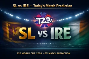 Read more about the article T20 WC 2026: Sri Lanka vs Ireland 6th Match Prediction, Betting Tips and Who will win today’s match?